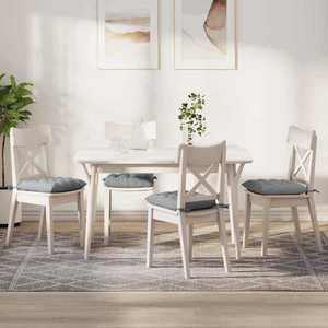 vidaXL Perne de Șezut 2 pcs Gri deschis 40 x 40 x 6 cm țesătură imagine