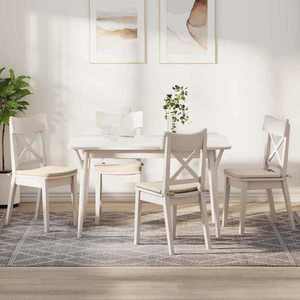 vidaXL Perne de Șezut 4 pcs Bej 40 x 40 x 3 cm Țesătură din microfibră imagine