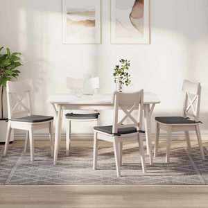 vidaXL Perne de Șezut 4 pcs Gri deschis 40 x 40 x 3 cm imagine