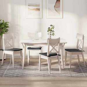 vidaXL Perne de Șezut 4 pcs Gri închis 40 x 40 x 3 cm imagine