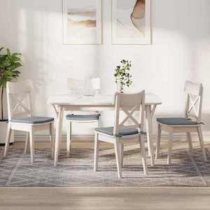 vidaXL Perne de Șezut 4 pcs Gri deschis 40 x 40 x 3 cm țesătură imagine