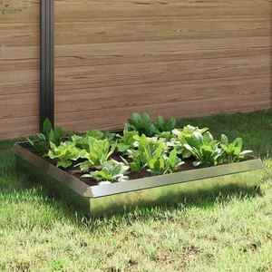 vidaXL Garduri pentru melci 8 pcs Argintiu Oțel Galvanizat imagine