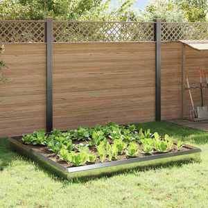 vidaXL Garduri pentru melci 12 pcs Argintiu Oțel Galvanizat imagine