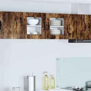 vidaXL Dulap suspendat de bucătărie Stejar fumuriu 40 x 31 x 40 cm imagine