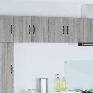 vidaXL Dulap suspendat de bucătărie 2 pcs Gri Sonoma 60 x 31 x 40 cm imagine