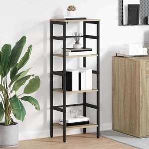 vidaXL Raft pentru cărți Stejar Sonoma 40 x 29, 5 x 115 cm imagine