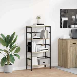 vidaXL Raft pentru cărți Stejar Sonoma 60 x 29, 5 x 115 cm imagine