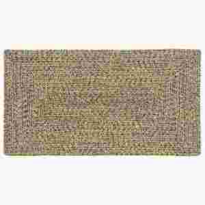 vidaXL Covor Natural și negru 60 x 110 cm Iută imagine