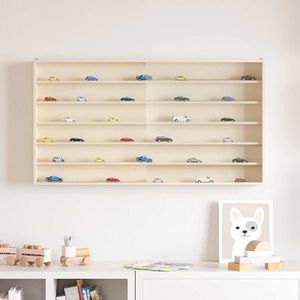 vidaXL Suport de expunere din lemn Maro 100 x 8, 5 x 54 cm placaj imagine