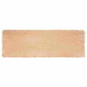 vidaXL Covor din Lână Faux Tafalla Bej 80 x 250 cm Poliester imagine