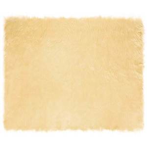 vidaXL Covor din Lână Faux Tafalla Crem 200 x 280 cm Poliester imagine