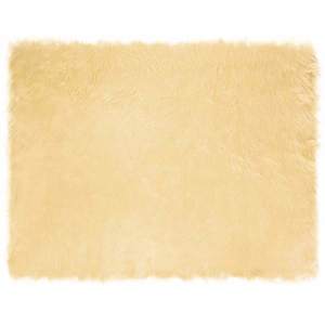 vidaXL Covor din Lână Faux Tafalla Crem 240 x 340 cm Poliester imagine