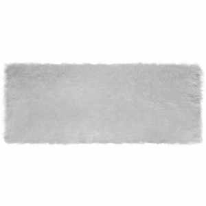 vidaXL Covor din Lână Faux Tafalla Gri 80 x 200 cm Poliester imagine