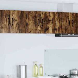 vidaXL Dulap suspendat de bucătărie Stejar fumuriu 30 x 31 x 40 cm imagine