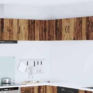 vidaXL Dulap suspendat de bucătărie cu raft Lemn Vechi 57 x 57 x 40 cm imagine