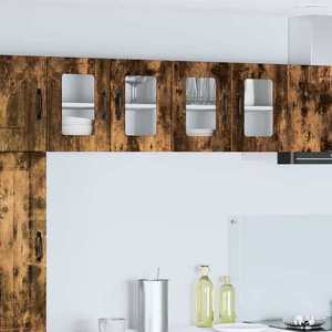 vidaXL Dulap suspendat de bucătărie Stejar fumuriu 60 x 31 x 40 cm imagine