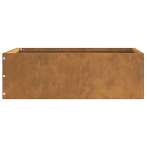 vidaXL Margine pentru gazon Ruginit 40 x 40 x 13 cm imagine