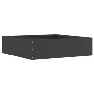 vidaXL Margine pentru gazon Negru 50 x 50 x 13 cm Oțel imagine