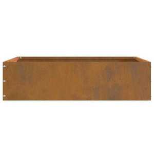 vidaXL Margine pentru gazon Ruginit 50 x 50 x 13 cm imagine