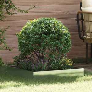 vidaXL Margine pentru gazon 6 pcs Argintiu 60 x 60 x 13 cm imagine