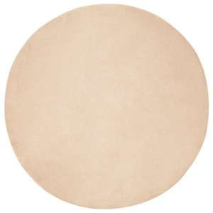 vidaXL Covor din Blană Faux de Iepure Olite Bej Ø 120 cm Poliester imagine