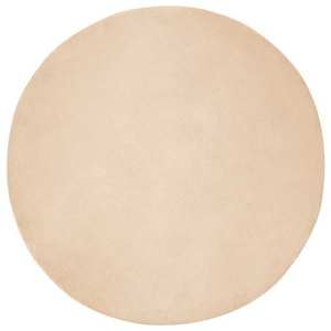 vidaXL Covor din Blană Faux de Iepure Olite Bej Ø 160 cm Poliester imagine