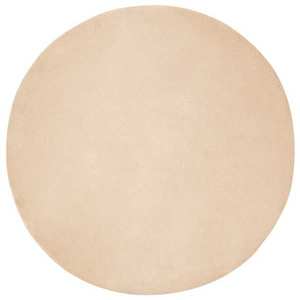 vidaXL Covor din Blană Faux de Iepure Olite Bej Ø 200 cm Poliester imagine