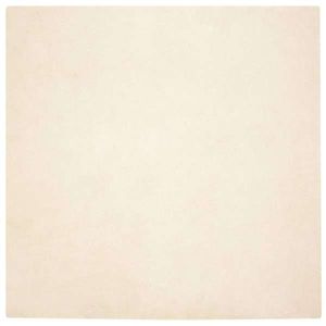 vidaXL Covor din Blană Faux de Iepure Olite Crem 120 x 120 cm imagine