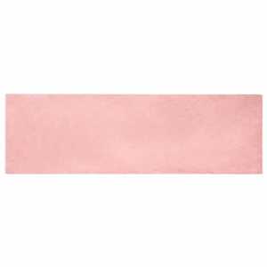 vidaXL Covor din Blană Faux de Iepure Olite Roz 80 x 250 cm Poliester imagine