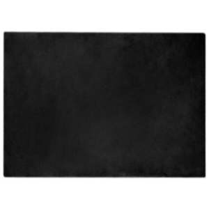 vidaXL Covor din Blană Faux de Iepure Olite Negru 200 x 280 cm imagine