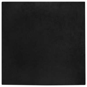 vidaXL Covor din Blană Faux de Iepure Olite Negru 240 x 240 cm imagine