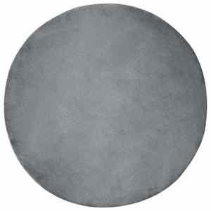 vidaXL Covor din Blană Faux de Iepure Olite Antracit Ø 160 cm imagine