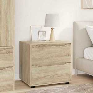 vidaXL Dulap de depozitare Stejar Sonoma 60 x 48 x 57 cm Lemn compozit imagine