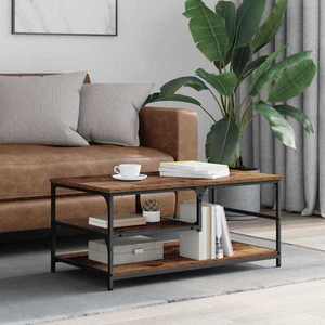 vidaXL Masă de cafea Lemn Vechi 90 x 49 x 40 cm Lemn compozit imagine