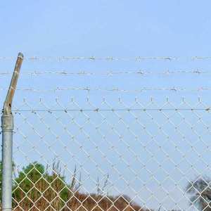 vidaXL Sârmă ghimpată Argintiu 50 m imagine