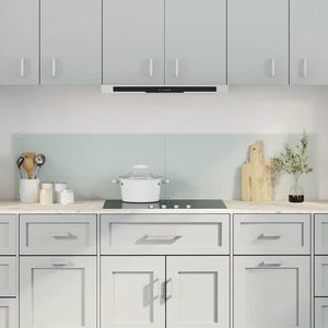 vidaXL Spate de bucătărie 2 pcs Alb 90 x 40 cm sticlă securizată imagine