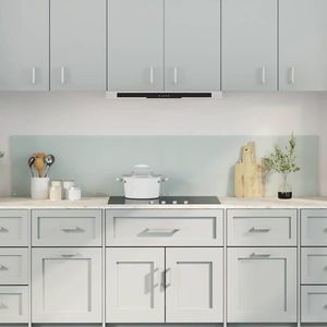 vidaXL Spate de bucătărie 2 pcs Alb 100 x 40 cm sticlă securizată imagine