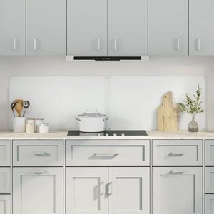 vidaXL Spate de bucătărie 2 pcs Transparent 90 x 50 cm imagine