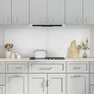 vidaXL Spate de bucătărie 2 pcs Transparent 90 x 60 cm imagine