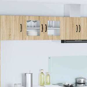 vidaXL Dulap suspendat de bucătărie Stejar Sonoma 80 x 31 x 40 cm imagine