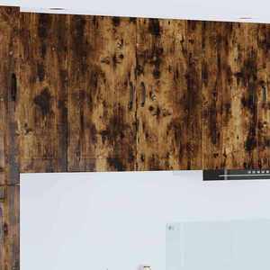 vidaXL Dulap suspendat de bucătărie Stejar fumuriu 80 x 31 x 80 cm imagine