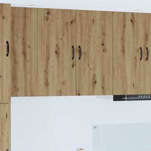 vidaXL Dulap suspendat de bucătărie Stejar Artizanal 80 x 31 x 80 cm imagine