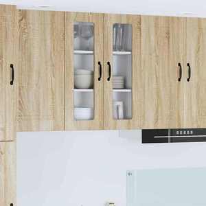 vidaXL Dulap suspendat de bucătărie Stejar Sonoma 60 x 31 x 80 cm imagine