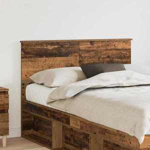 vidaXL Tăblie cap cu headboard Lemn Vechi 135 cm Lemn compozit imagine