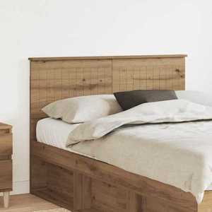 vidaXL Tăblie cap cu headboard Stejar Artizanal 135 cm Lemn compozit imagine