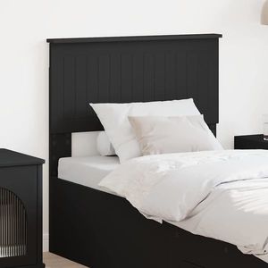 vidaXL Tăblie cap cu headboard Stejar Negru 80 cm Lemn compozit imagine