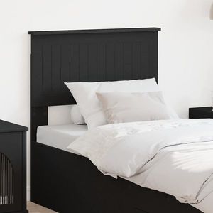 vidaXL Tăblie cap cu headboard Stejar Negru 75 cm Lemn compozit imagine