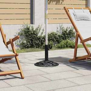 vidaXL Suport de umbrelă, negru, 40x40x32 cm, fontă imagine