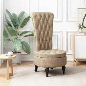 vidaXL Fotoliu slipper Gri deschis 56, 5 x 70 x 110 cm imagine