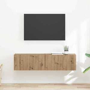 vidaXL Dulap TV de perete 2 pcs Stejar artizanal 60 x 31 x 29.5 cm imagine